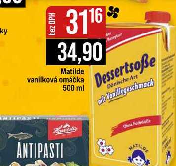 Matilde vanilková omáčka 500 ml