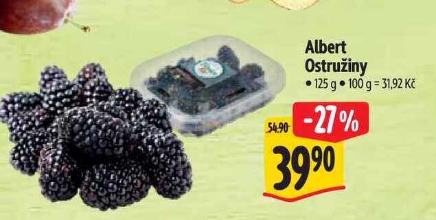 Albert Ostružiny 125 g