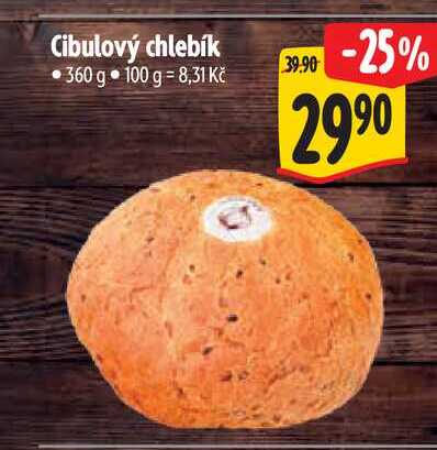 Cibulový chlebík 360 g 