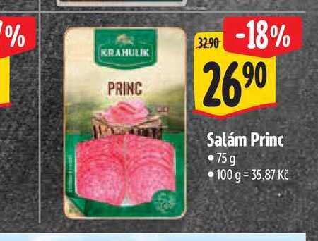 Salám Princ 75 g