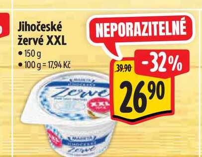 Jihočeské žervé XXL 150 g