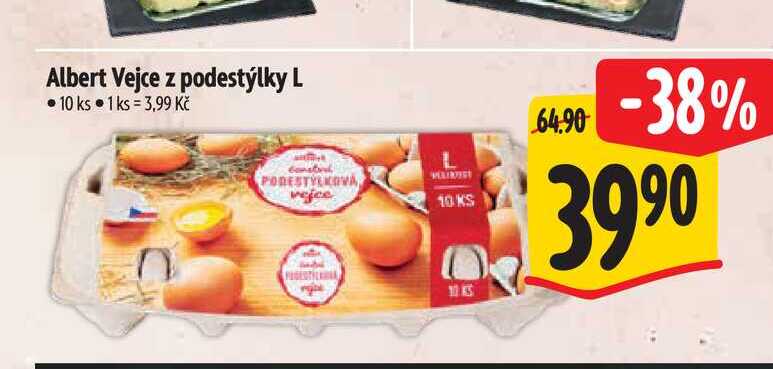 Albert Vejce z podestýlky L 10 ks