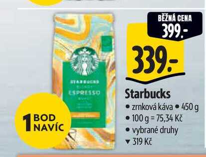 Starbucks zrnková káva  450 g 