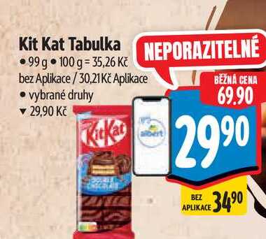 Kit Kat Tabulka 99 g