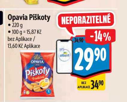 Opavia Piškoty 220 g