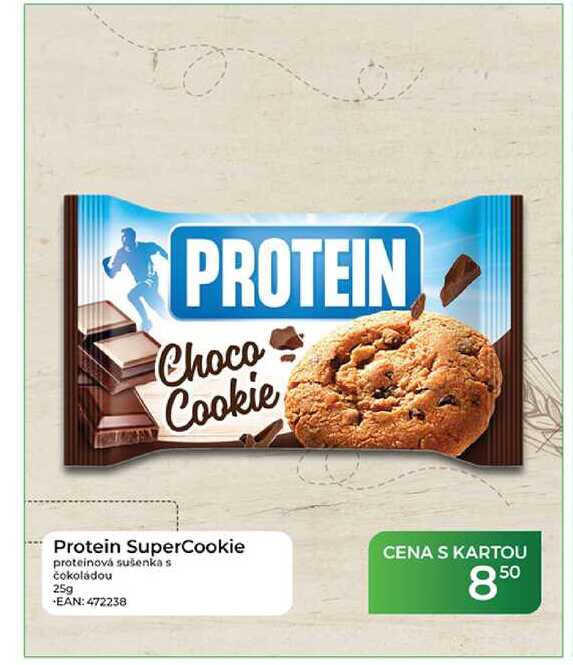 Protein SuperCookie proteinová sušenka s čokoládou 25g  