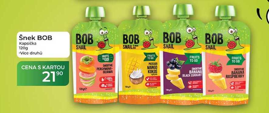 Šnek BOB Kapsička 120g
