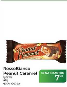 RossoBianco Peanut Caramel tyčinka 40 g