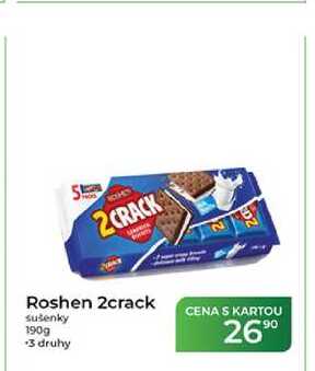Roshen 2crack sušenky 190g 