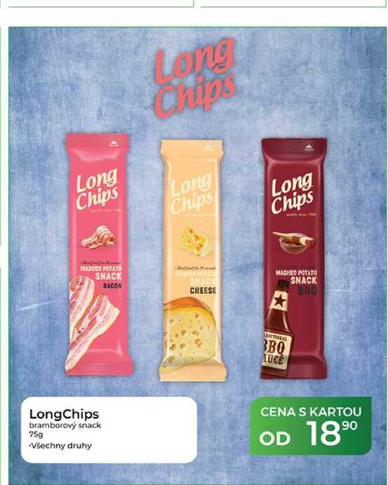 LongChips bramborový snack 75g