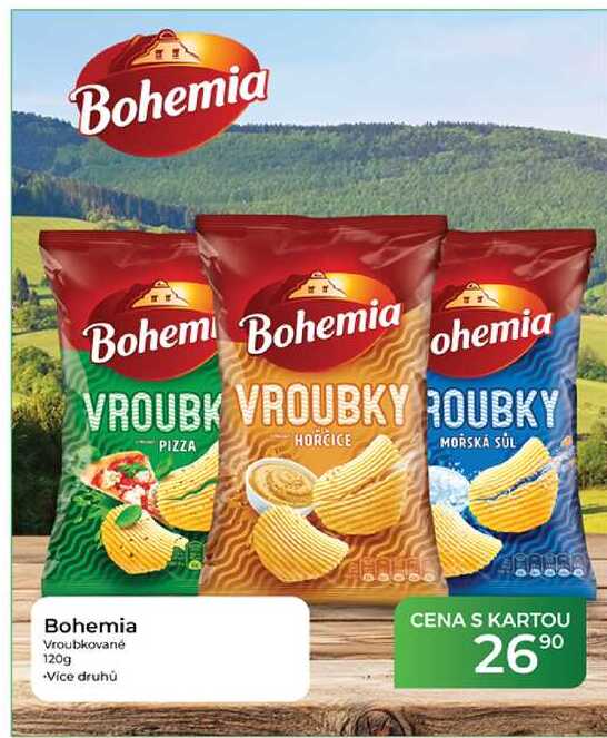 Bohemia Vroubkované 120 g
