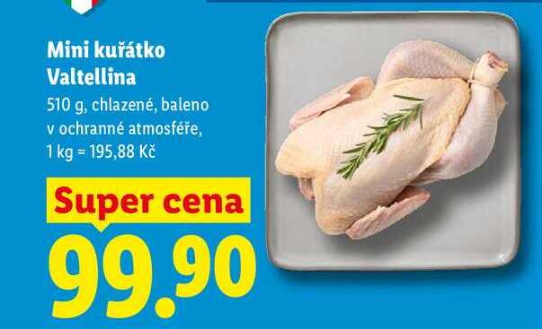 Mini kuřátko Valtellina, 510 g