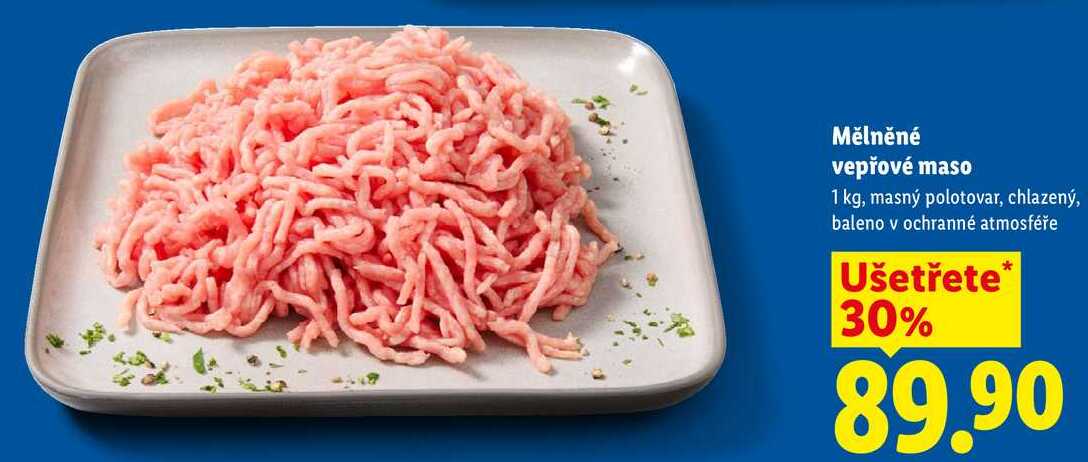 Mělněné vepřové maso, 1 kg