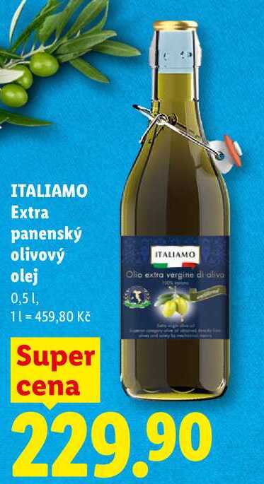 ITALIAMO Extra panenský olivový olej, 0,5 1