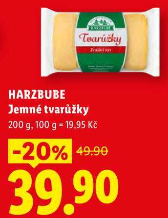 HARZBUBE Jemné tvarůžky, 200 g