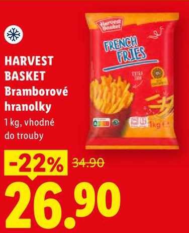 HARVEST BASKET Bramborové hranolky, 1 kg