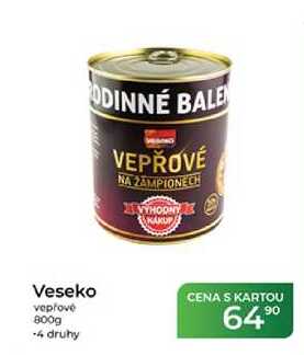 Veseko vepřové 800g