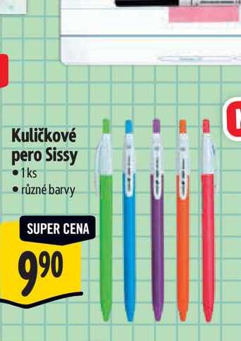Kuličkové pero Sissy 1ks