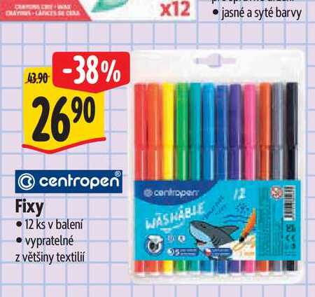 centropen Fixy 12 ks