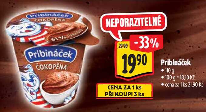 Pribináček, 110 g