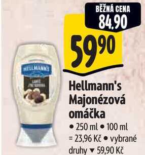 Hellmann's Majonézová omáčka, 250 ml