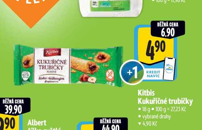 Kilbis KUKUŘIČNÉ TRUBIČKY 18 g