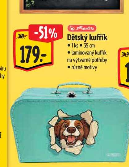Dětský kufřík 35 cm
