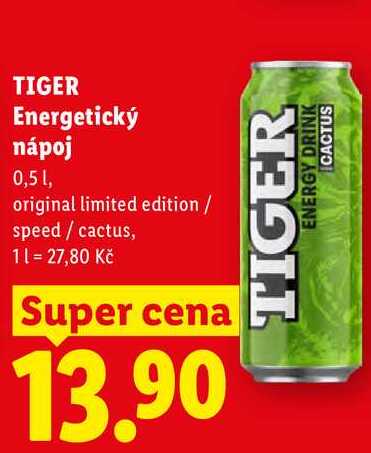 TIGER Energetický nápoj, 0,5 1