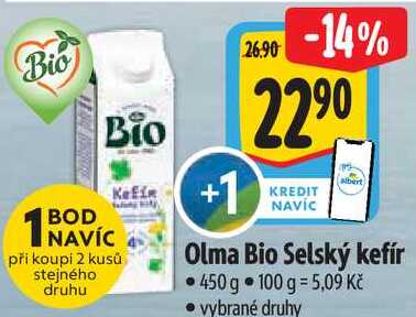 Olma Bio Selský kefír, 450 g