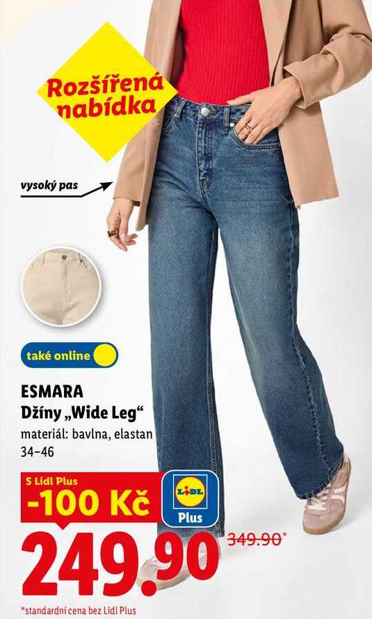 ESMARA Džíny,,Wide Leg❝