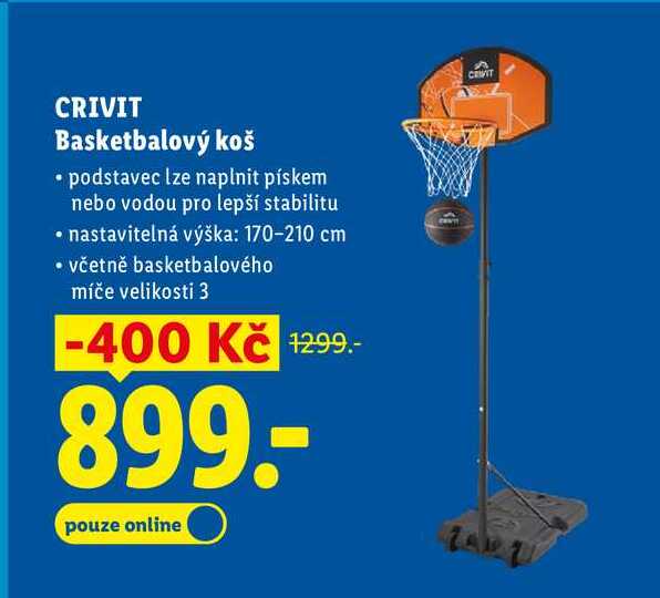 CRIVIT Basketbalový koš