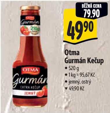 Otma Gurmán Kečup, 520 g