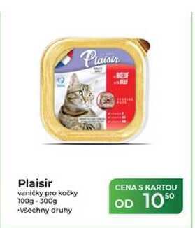 Plaisir vaničky pro kočky 100g-300g