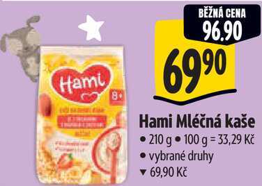 Hami Mléčná kaše, 210 g