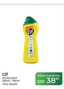 Cif tekutý pisek 250ml - 750ml