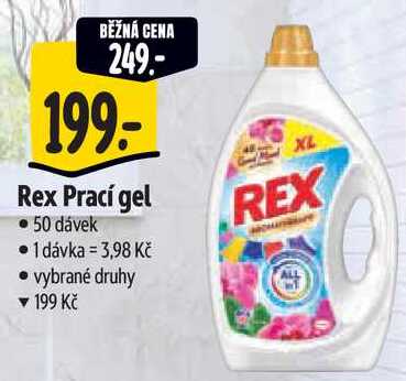 Rex Prací gel, 50 dávek