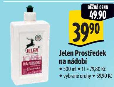 Jelen Prostředek na nádobí, 500 ml