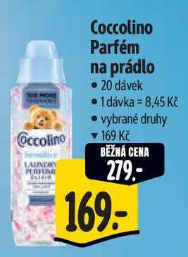 Coccolino Parfém na prádlo, 20 dávek