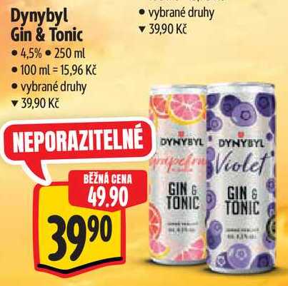 Dynybyl Gin & Tonic, 250 ml