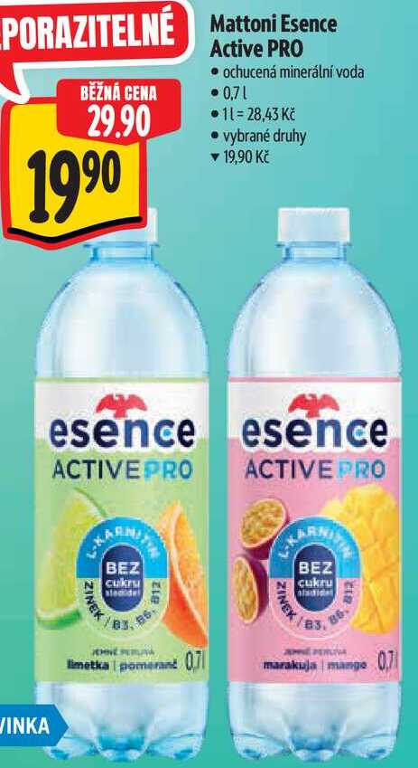 Mattoni Esence Active PRO, 0,7 l
