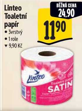 Linteo Toaletní papír, 1 role