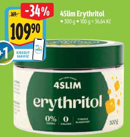4Slim Erythritol, 300g