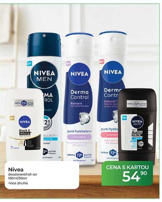 Nivea deodorant/roll-on 150ml/50ml