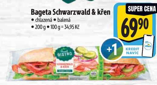 Bageta Schwarzwald & křen, 200 g
