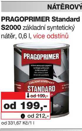 PRAGOPRIMER Standart S2000 základní syntetický nátěr 0,6l