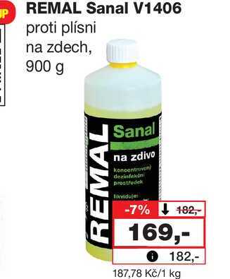 REMAL Sanal V1406 proti plísni na zdech, 900 g