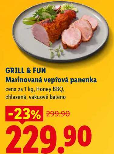 GRILL & FUN Marinovaná vepřová panenka, cena za 1 kg