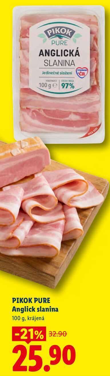PIKOK PURE Anglick slanina, 100 g