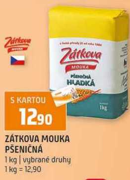 ZÁTKOVA MOUKA PŠENIČNÁ MOUKA PLENICHA HLADKÁ 1 kg vybrané druhy