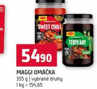 MAGGI OMÁČKA 355 g vybrané druhy 